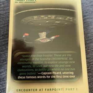 STAR TREK THE QUOTABLE THE NEXT GENERATION 2005 RITTENHOUSE BASE CARD SET 110